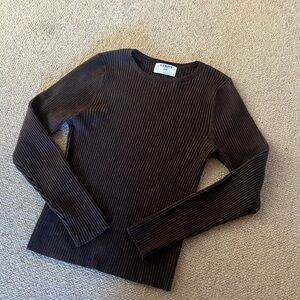 Old navy ribbed t shirt sweater medium petite